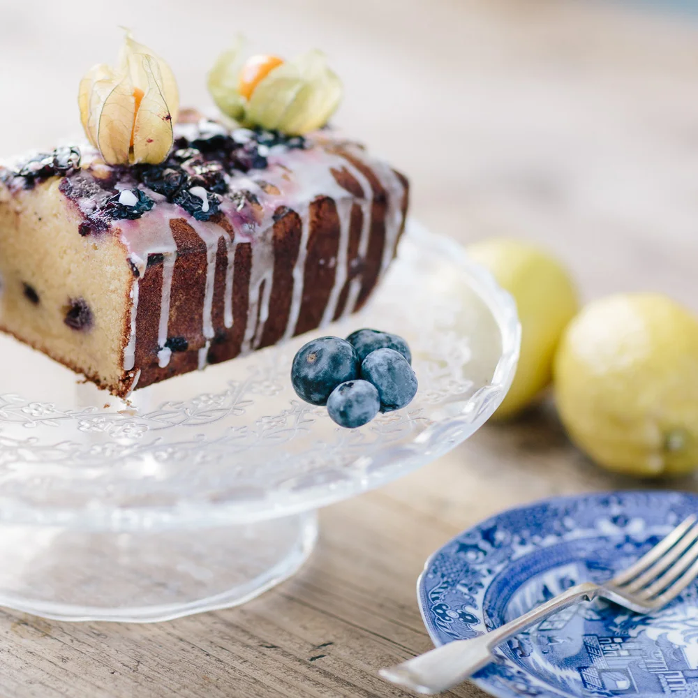Blueberry Drizzle Cake