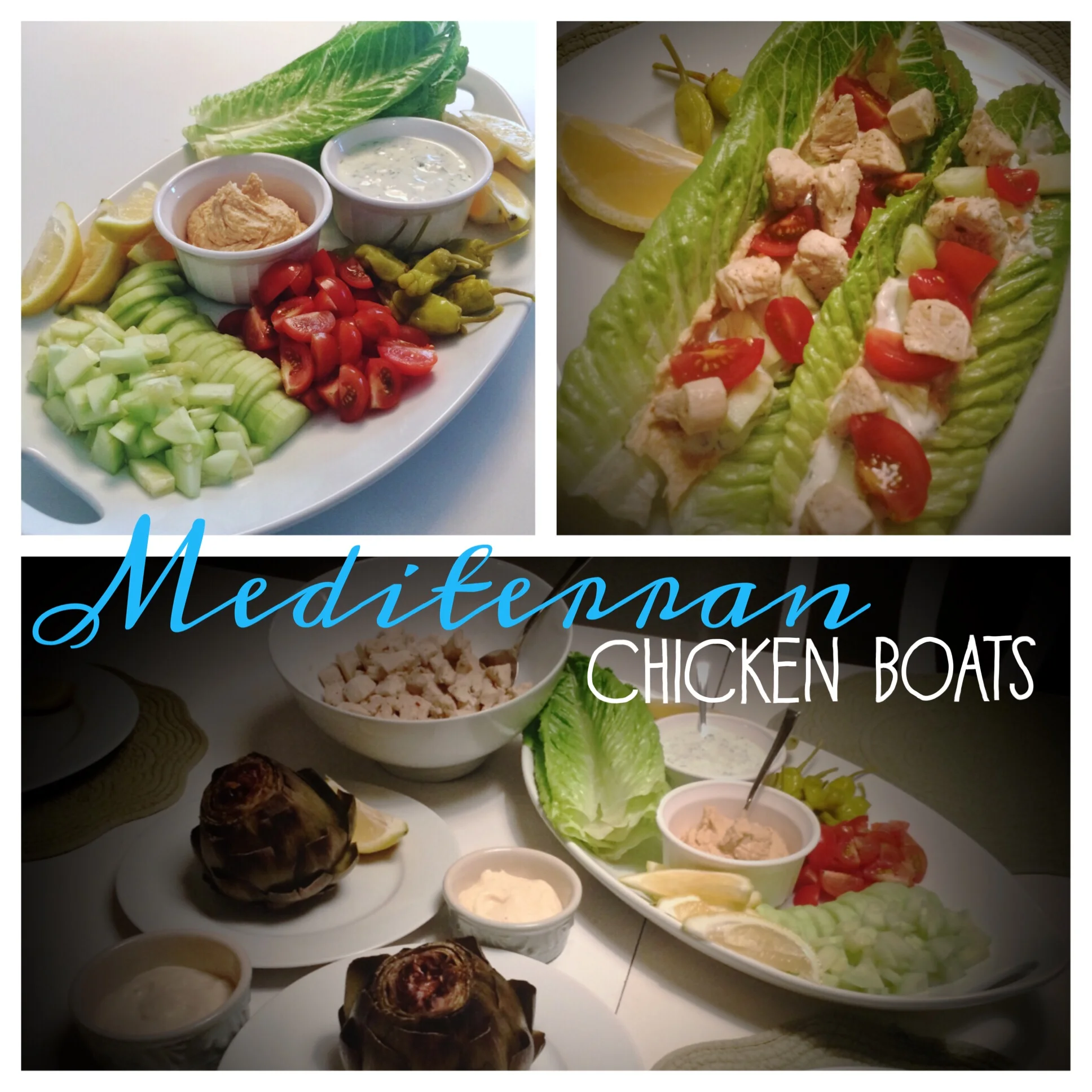Mediterranean Chicken Boats
