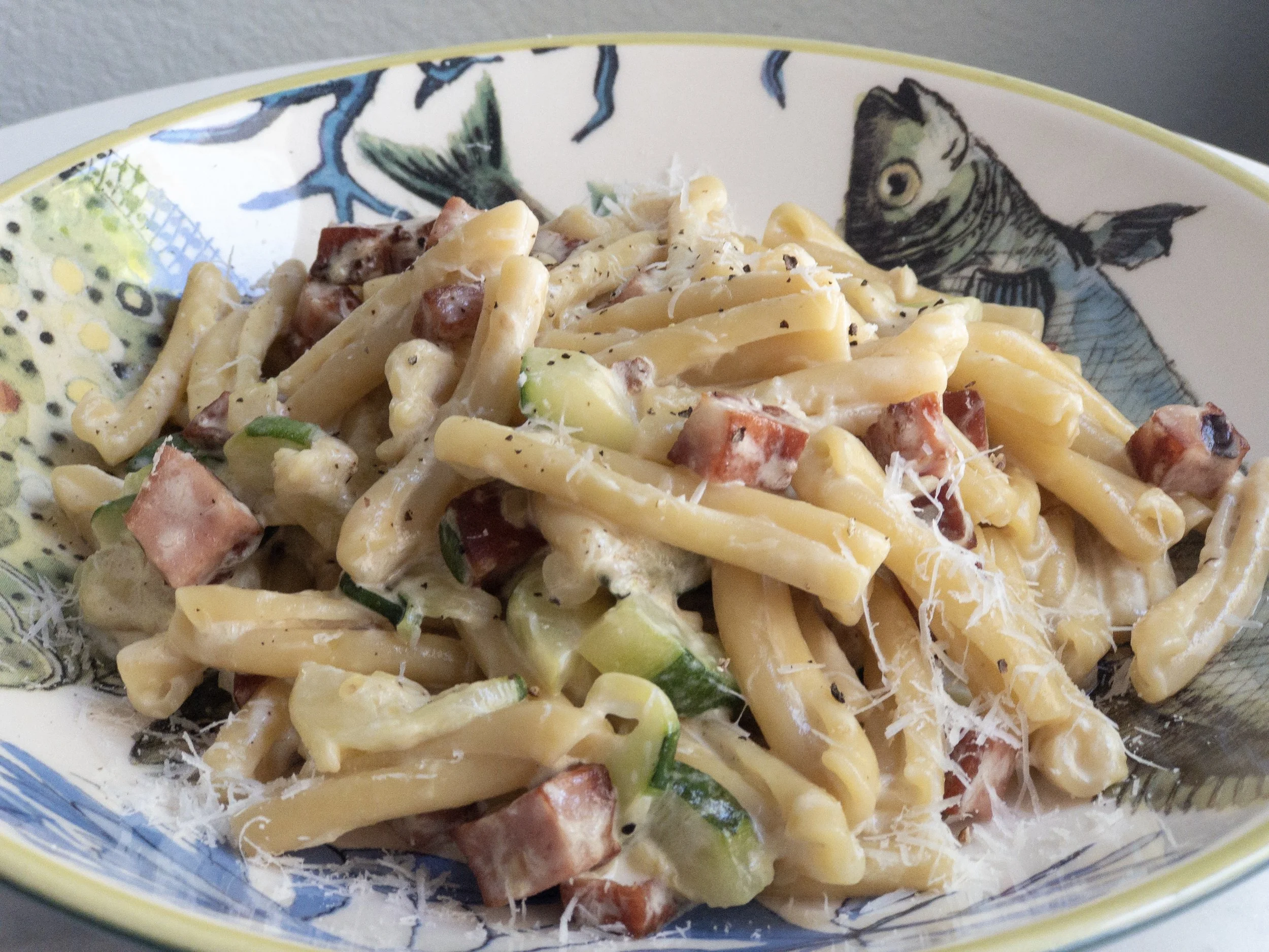 Creamy Zucchini &amp; Mortadella