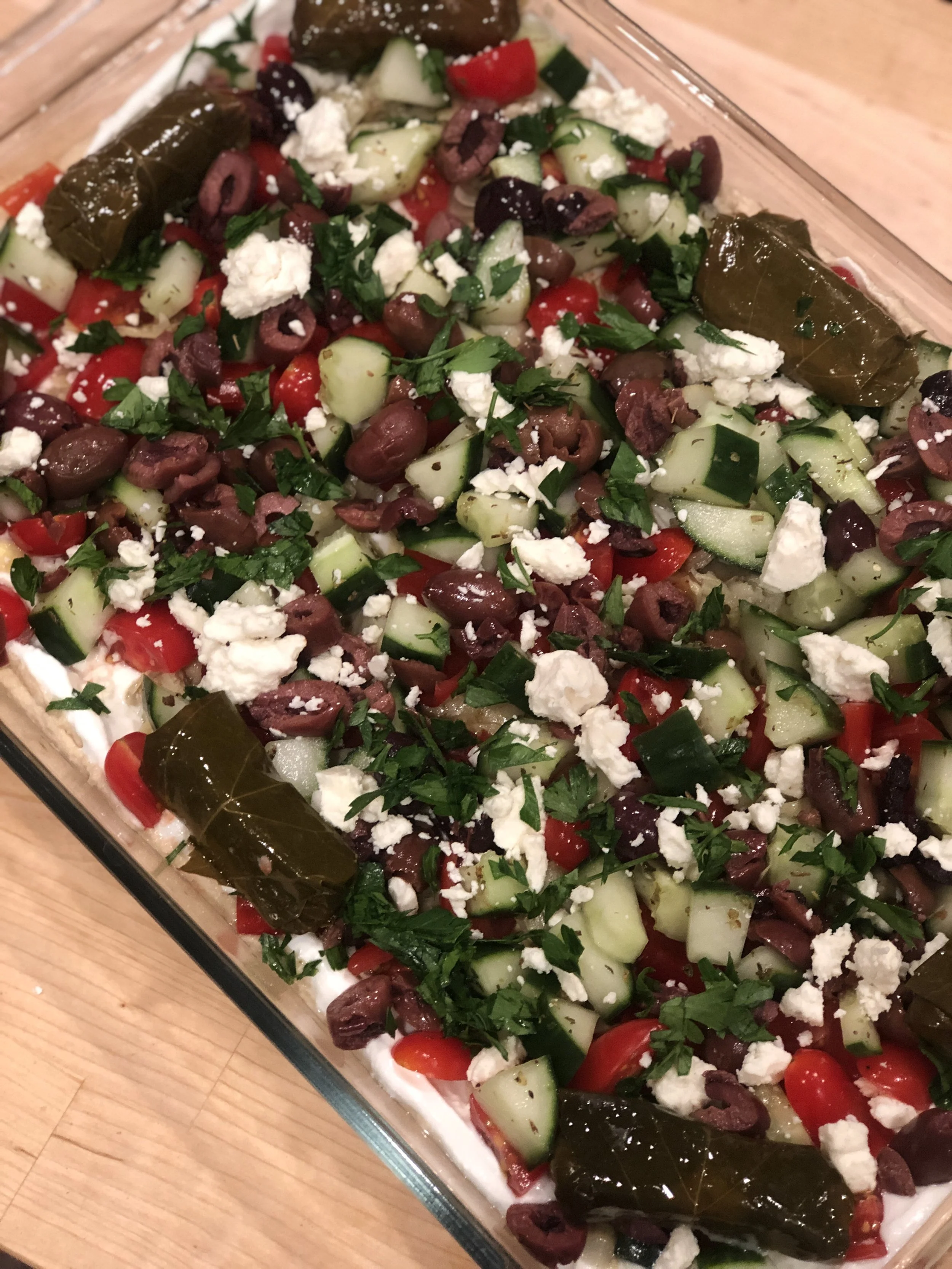 Layered Greek Dip Danimade
