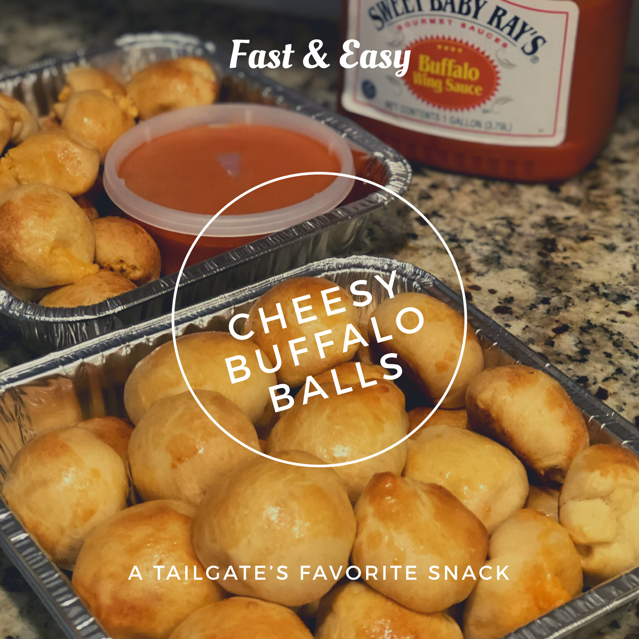 Cheesy Buffalo Balls