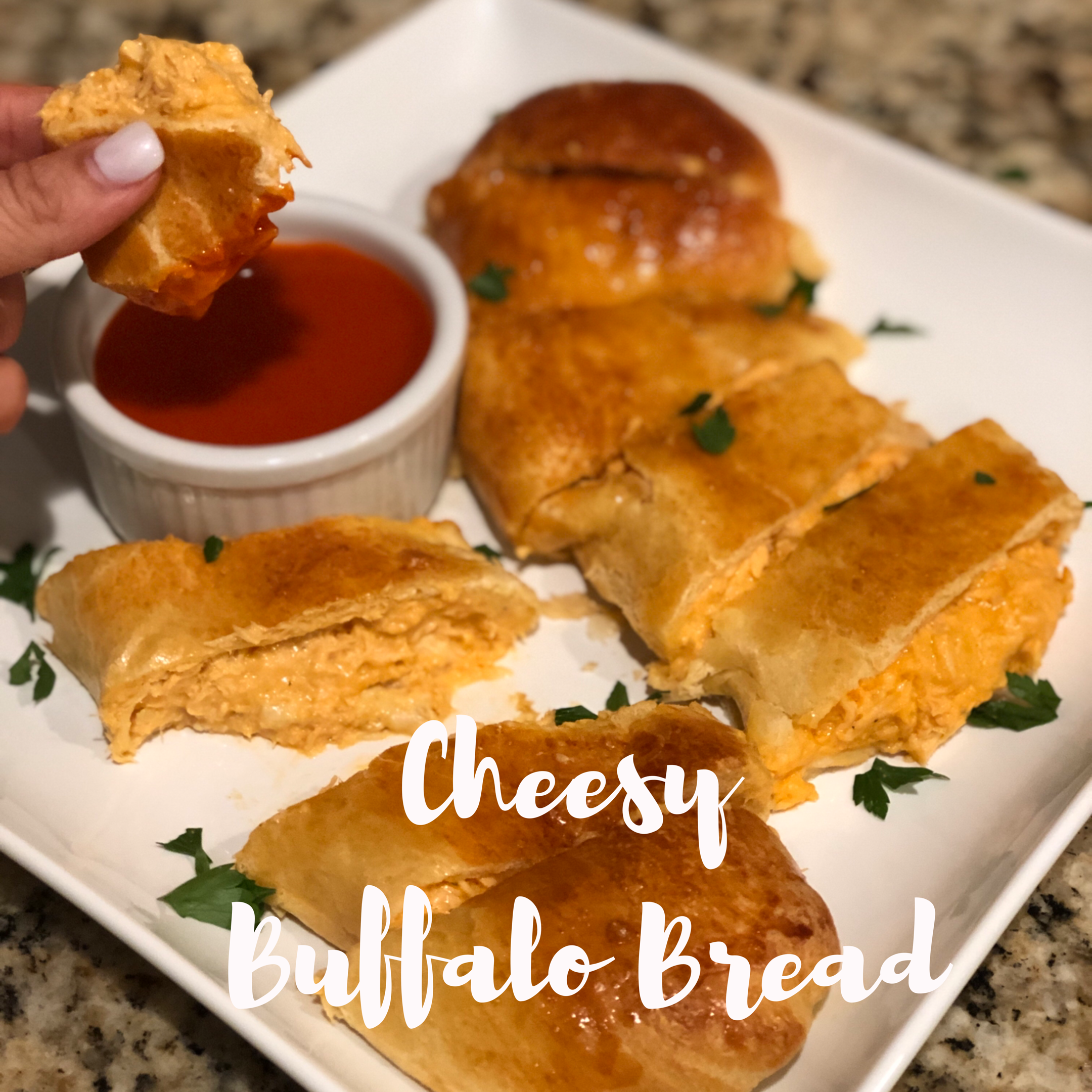 Cheesy Buffalo Bread