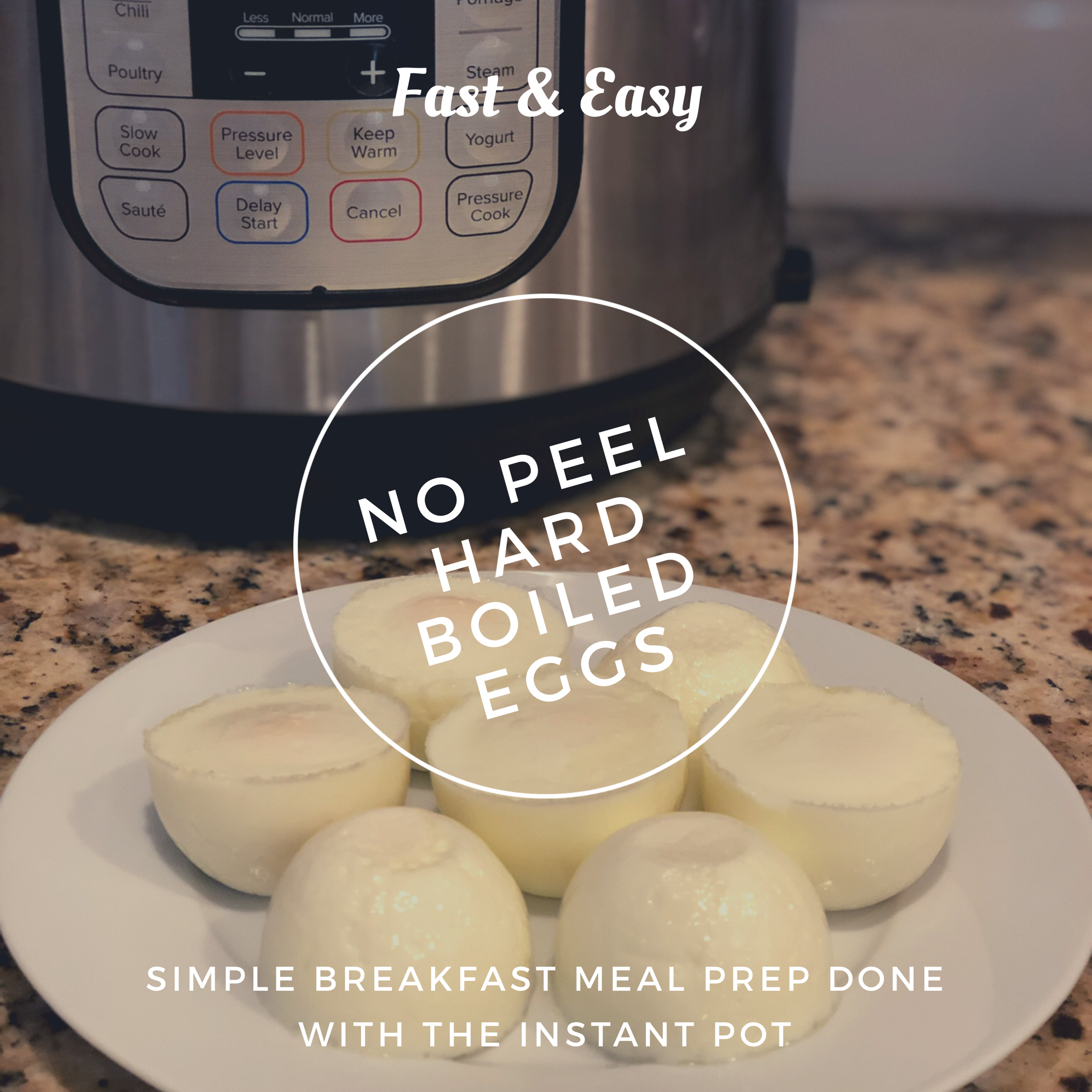 No Peel Hard Boiled Eggs