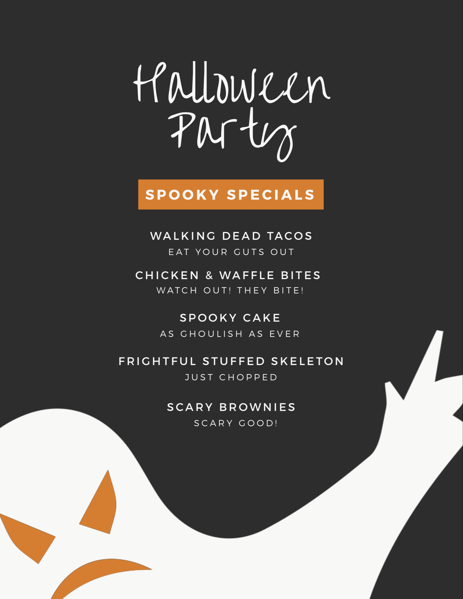 How To Plan A Halloween Party Menu Danimade