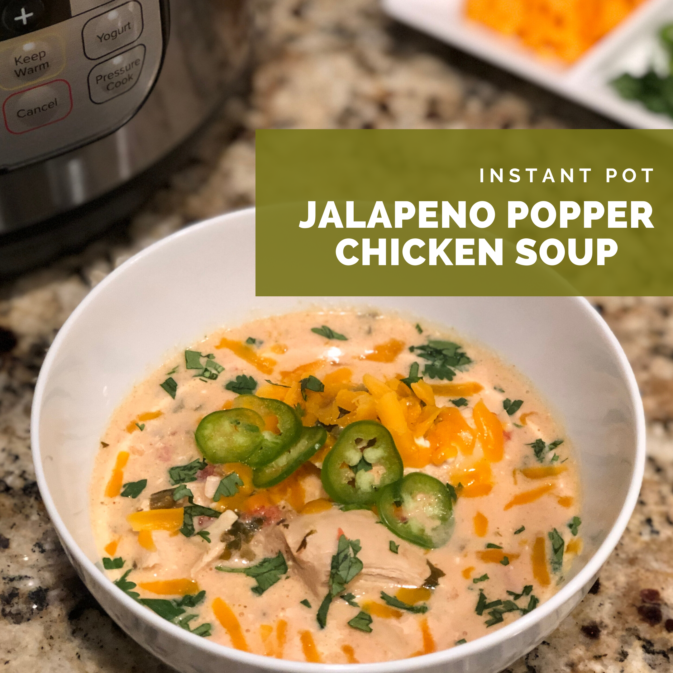 Creamy Jalapeno Popper Chicken Soup