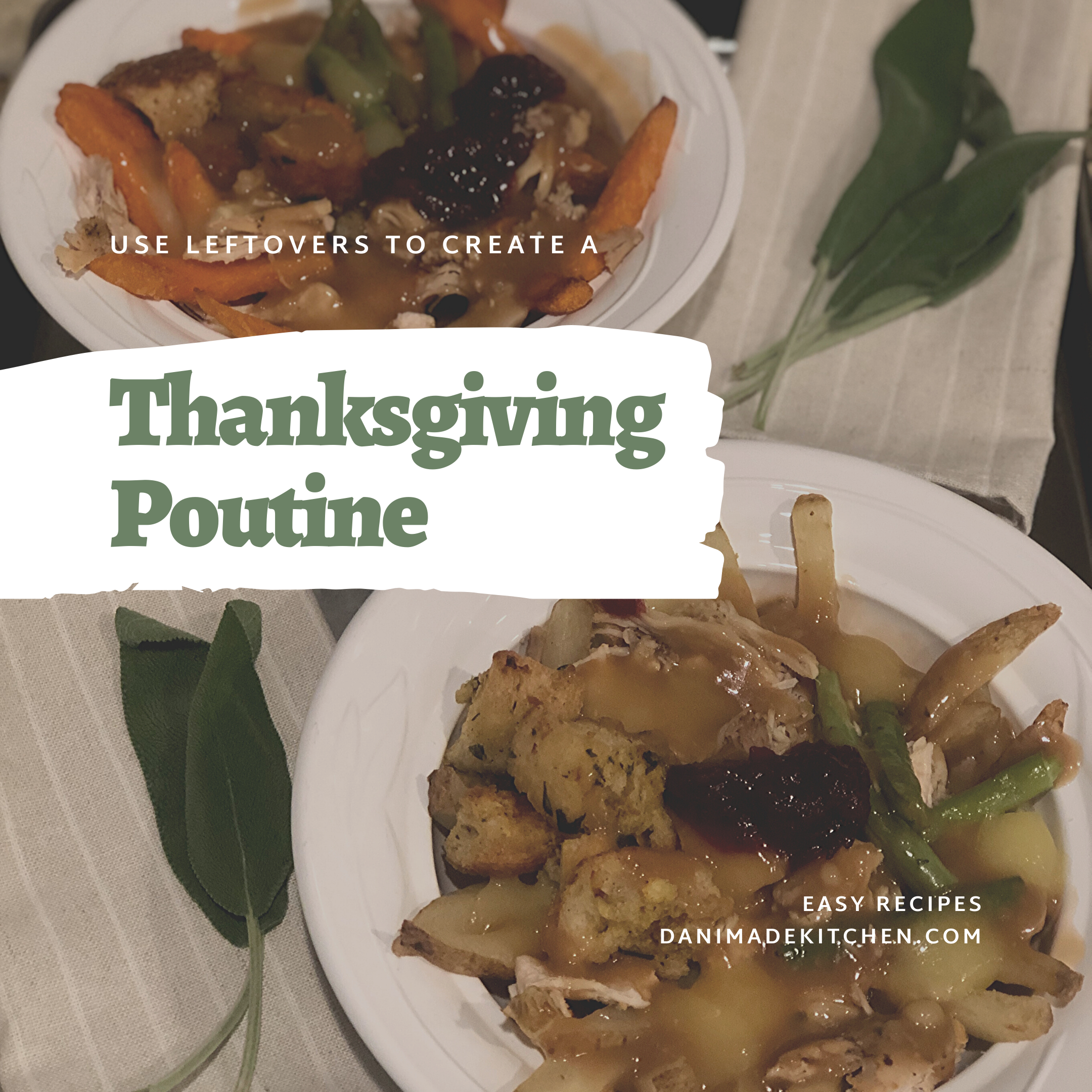 Thanksgiving Leftovers Poutine