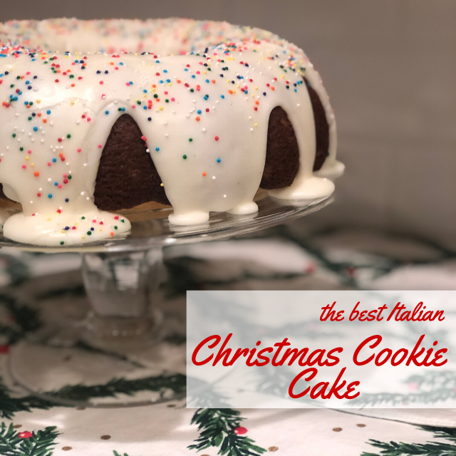 Italian Christmas Cookie Cake