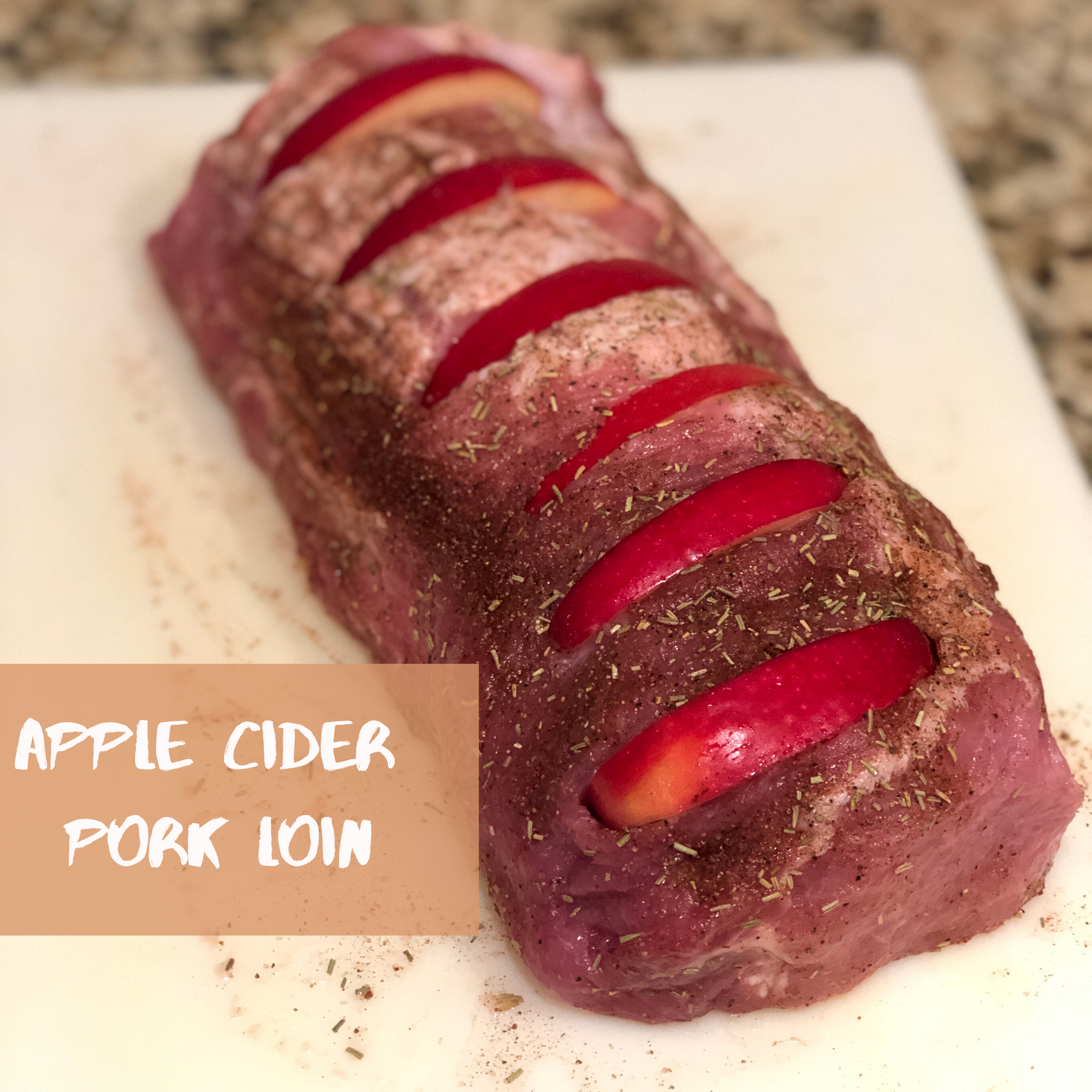 CrockPot Apple Cider Pork Loin