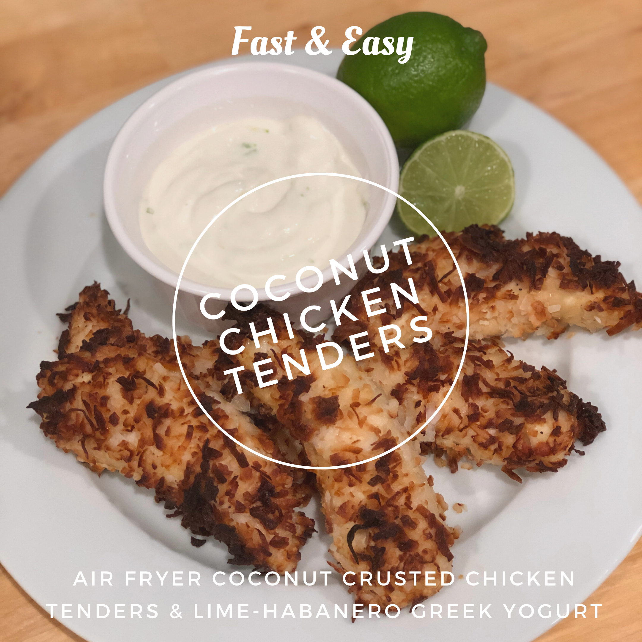 Air Fryer Coconut Chicken Tenders Danimade