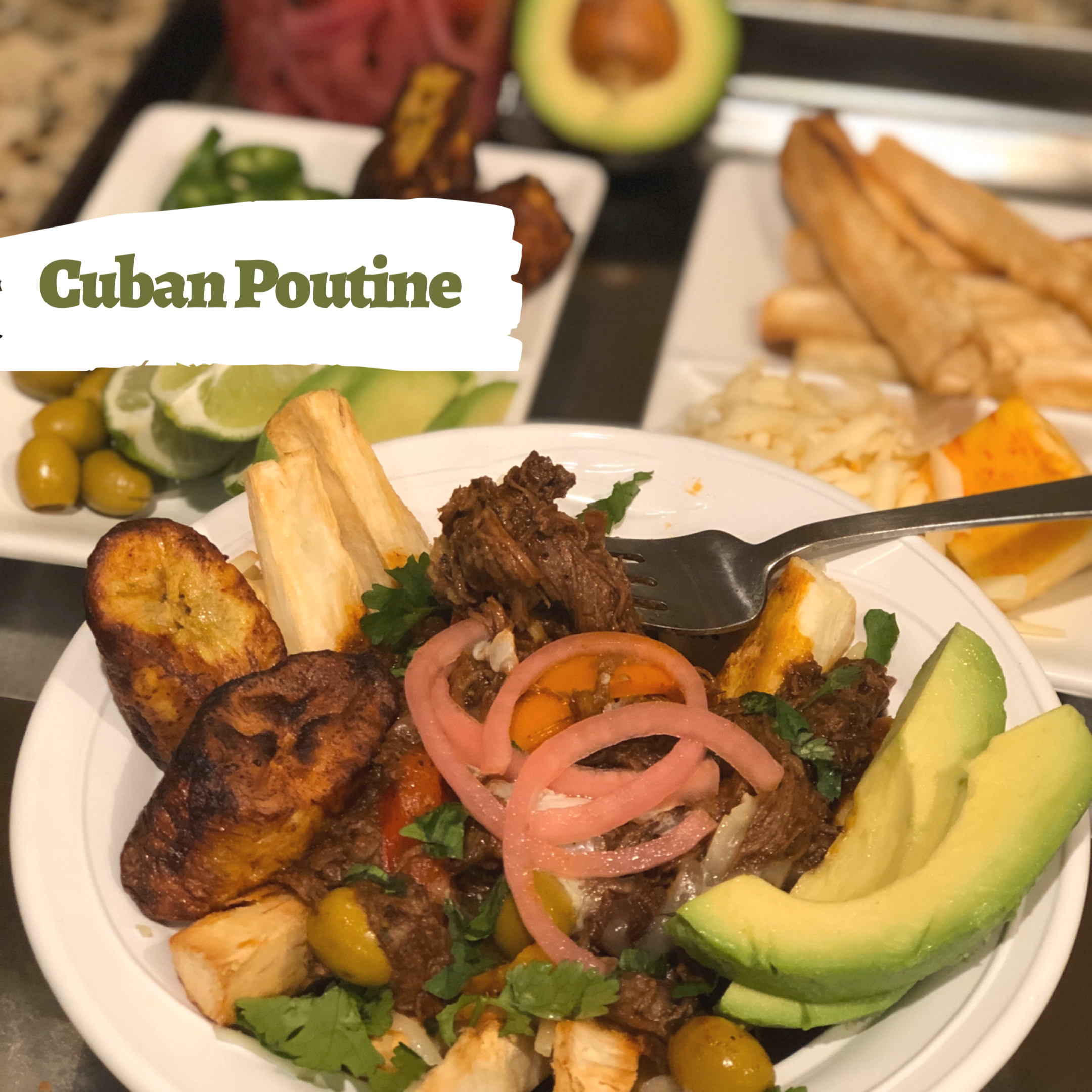 Cuban Poutine: Ropa Vieja Bowl