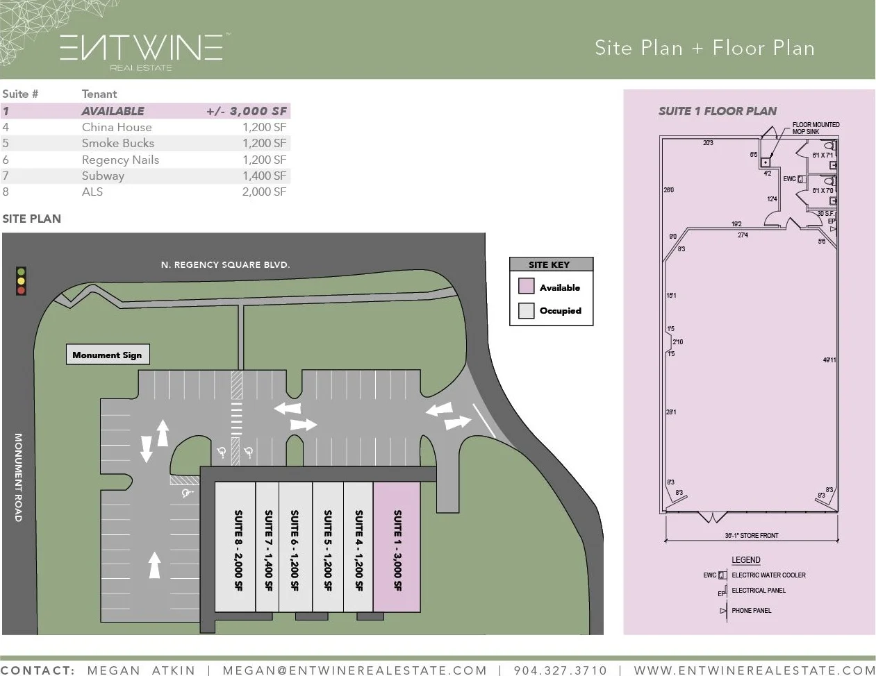 Now Leasing North Regency Square in Arlington sub-market of Jacksonville, Fla.