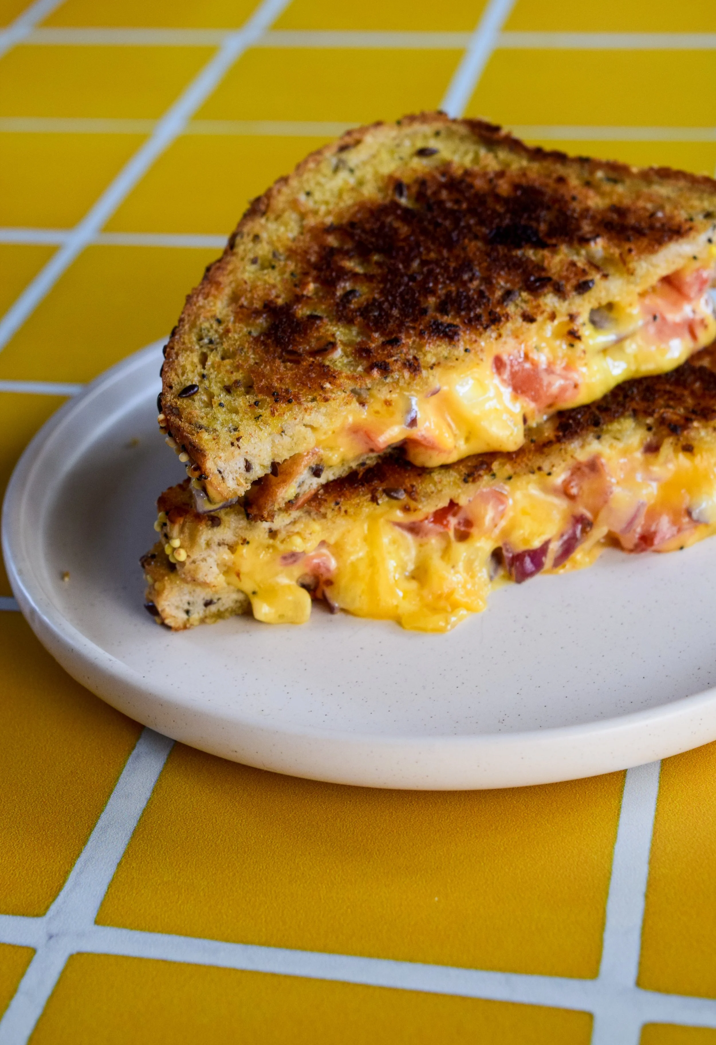 Regen cheese toastie