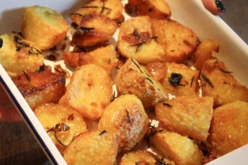 Best Ever Roast Potatoes cooked in Rapeseed Oil — littleseed