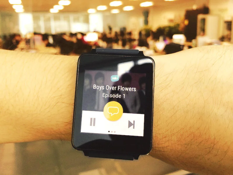 Smartwatch App to Improve Video Viewing Experience on Viki