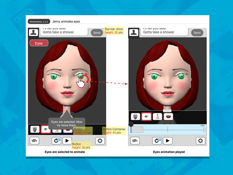 3D Animated Avatar for Chat