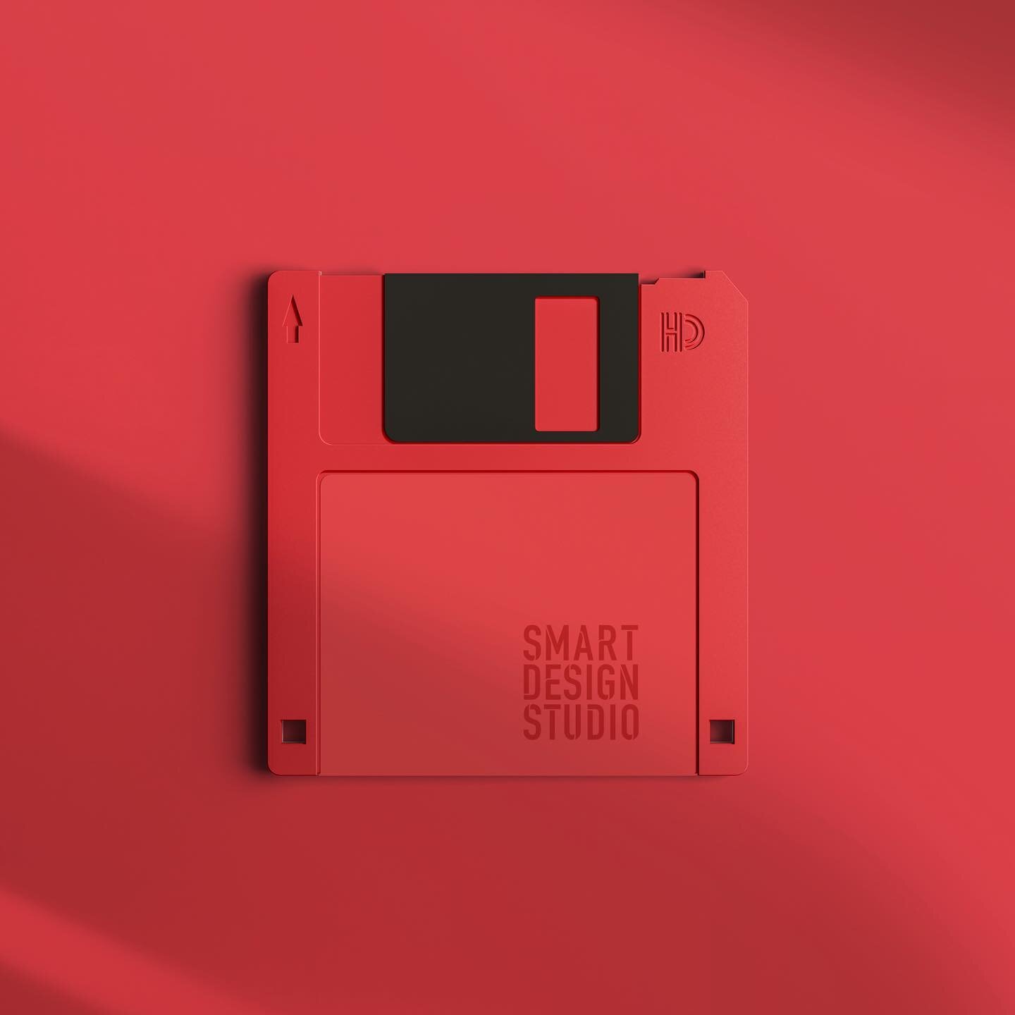 // R E D //
Who doesn&rsquo;t love a floppy disc? Who remembers loading software on your machine and needing to swap the disc out 4 or 5 times?! Happy days! This one features a neat little logo revamp done a while back now for the very lovely @smartd