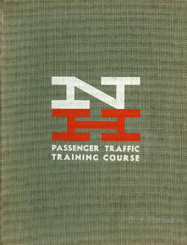 Traditionally new railroad employees had to learn their trade with on-the-job training. However, in later years the New Haven Railroad put together some formal training courses for this purpose. Here's the book that went along with a railroad training course in the basics of passenger traffic related work. This item is from the collection of Marc Frattasio .