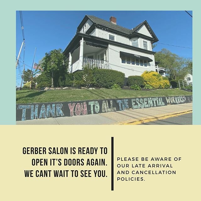 We can&rsquo;t wait to see everyone tomorrow! | Please take a moment to read through 👉🏻 #gerbersalon