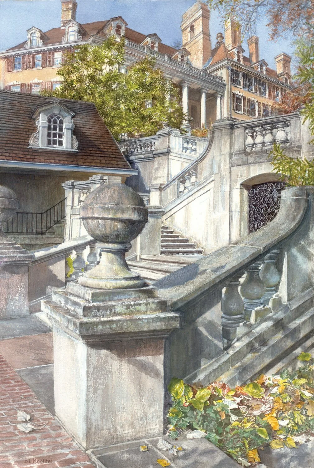   7. Brenda L Bechtel    Memories of Infinitude   Watercolor, 25 x 17  $6,200   Catharine Lorillard Wolfe Art Club Award  