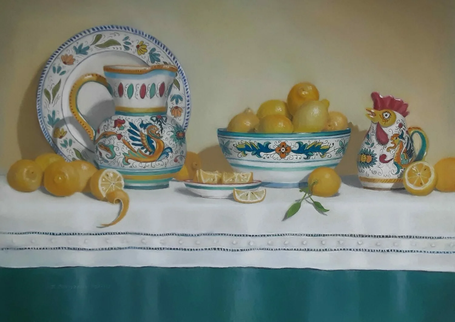   8. Nancy Brangaccio    Limoni Italiani   Pastel, 13 x 18  $1,500 