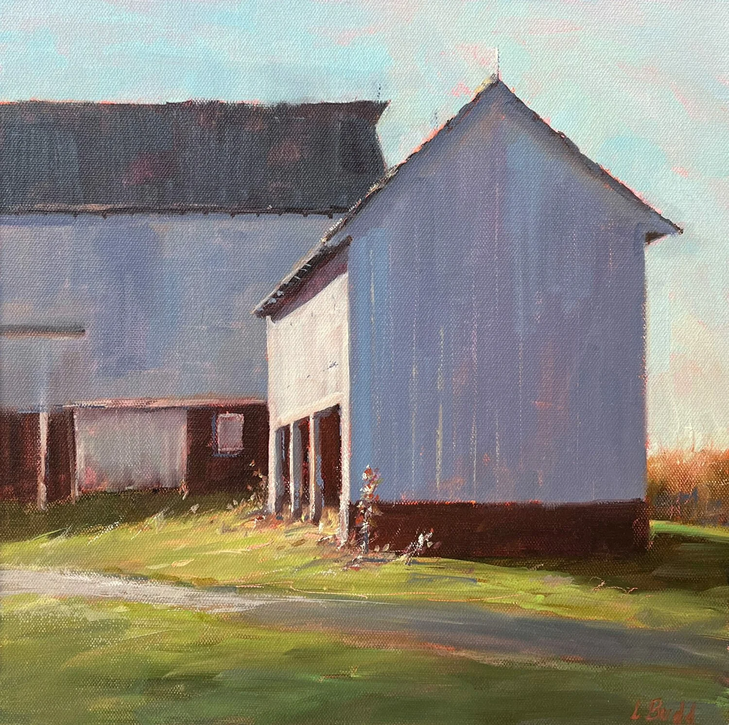   9. Lisa Budd    Light and Shadows   Oil, 12 x 12  $750 