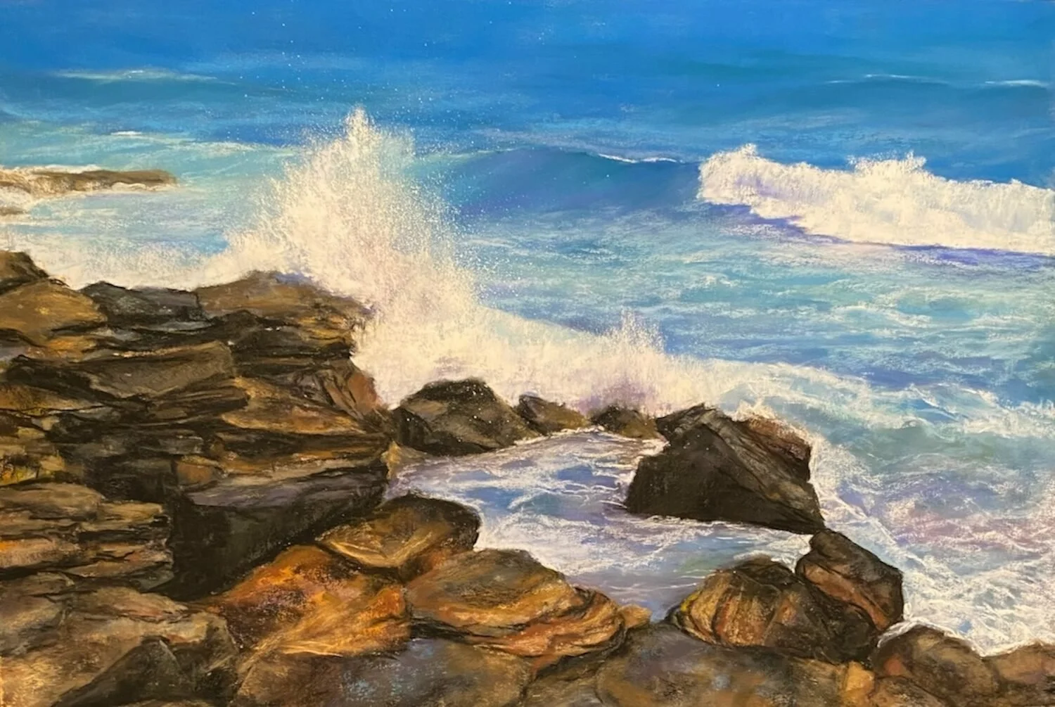   12. Joyce Byrnes    Down Under   Pastel, 12 x 18  $650 