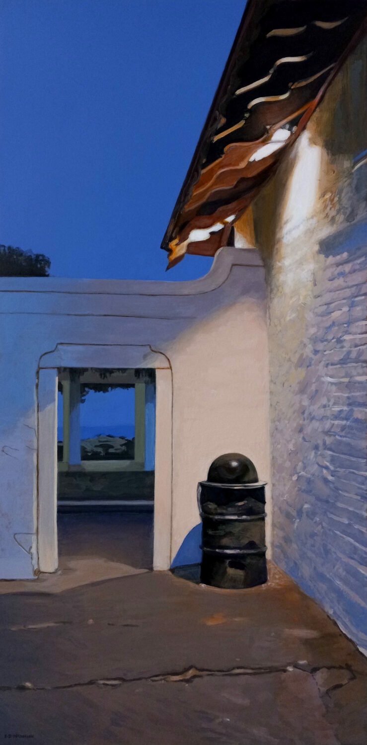   24. Elizabeth B. Derderian    Entrance to Rye Beach   Acrylic, 24 x 12  $3,500   Bill Fornaci Memorial Award  