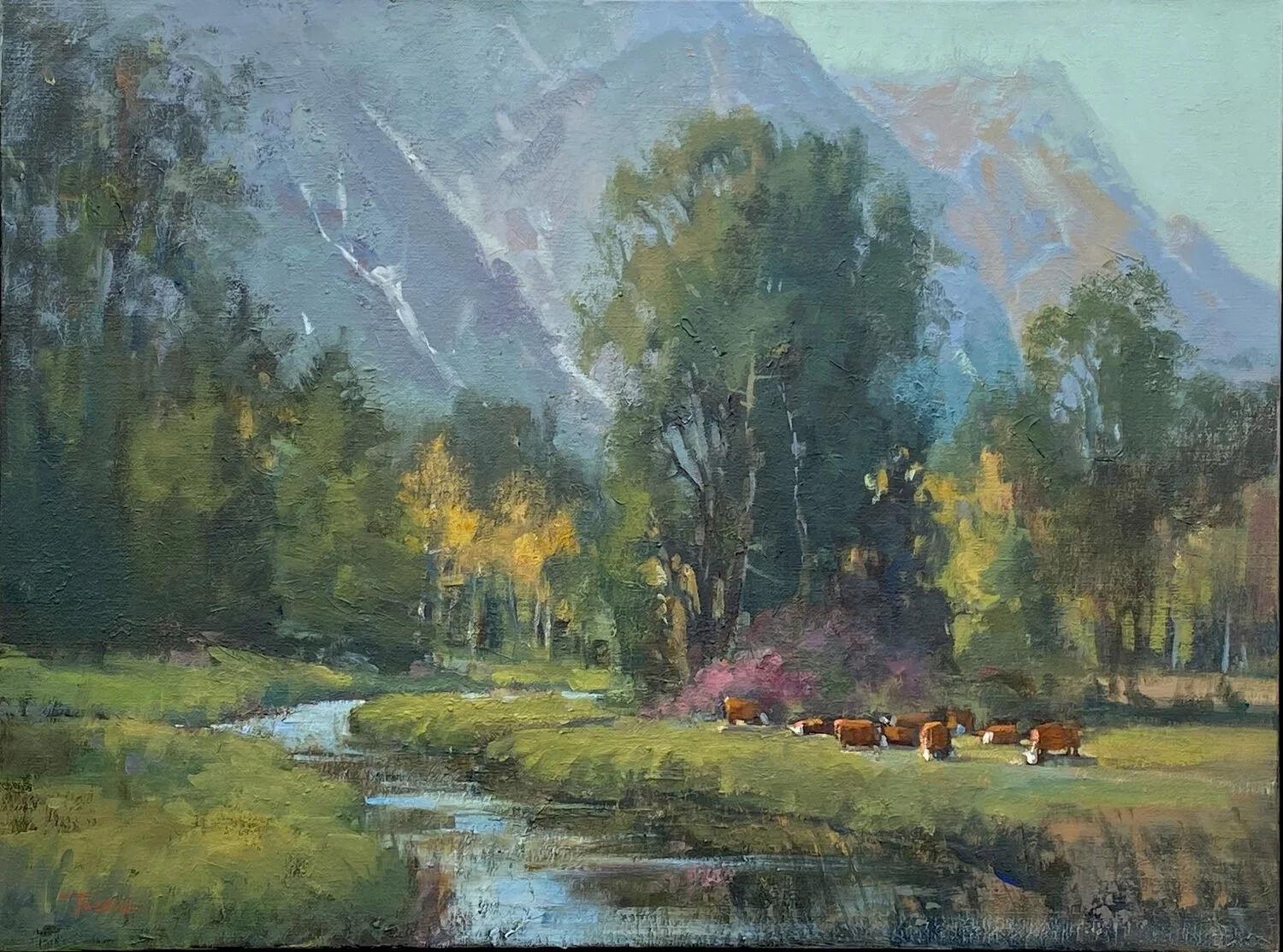   40. Susan Jarecky    Teton Valley Respite   Oil, 18 x 24  $2,495 