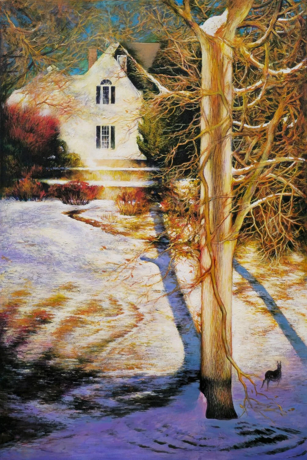   41. Alexander Khlupin    Sunny slope   Acrylic, 24 x 36  $2,500 