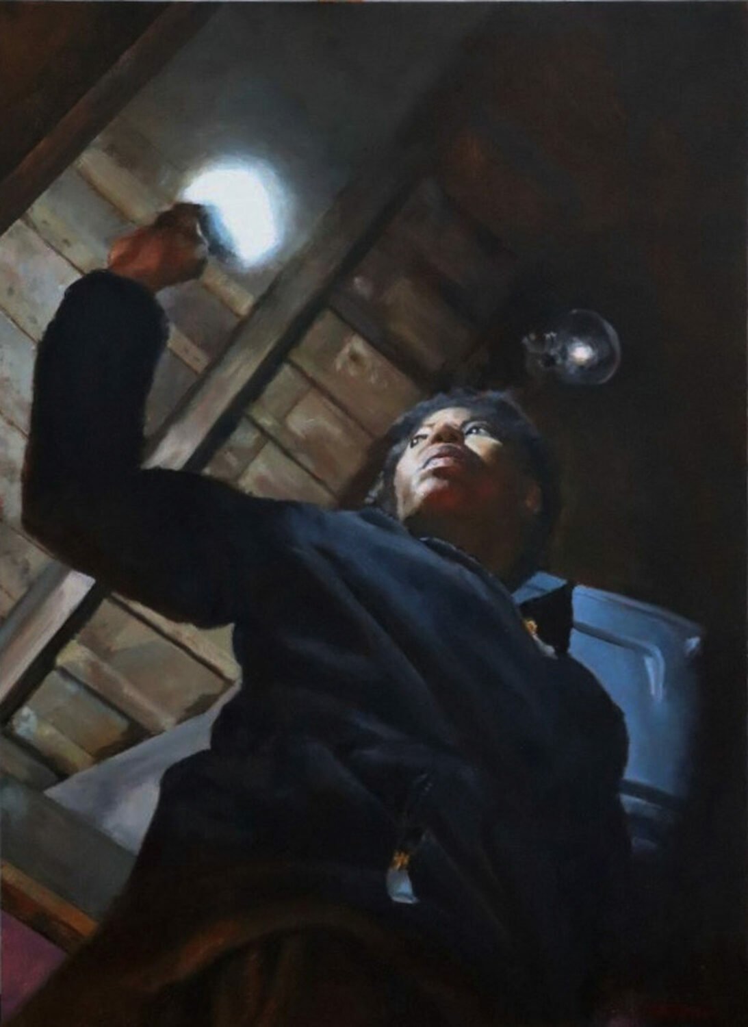   75. Oscar Peterson    Searcher   Oil, 24 x 18  NFS   Marilyn Dorfman Memorial Award  