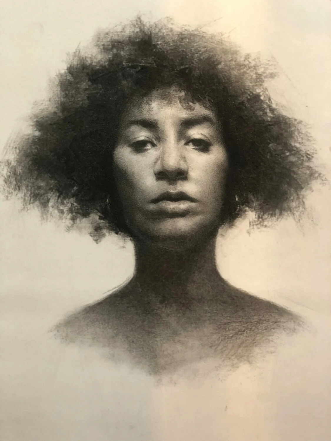   91. Arena Shawn    Adrift   Charcoal, 14 x 11  $895   Dana DiMuro Memorial Award  