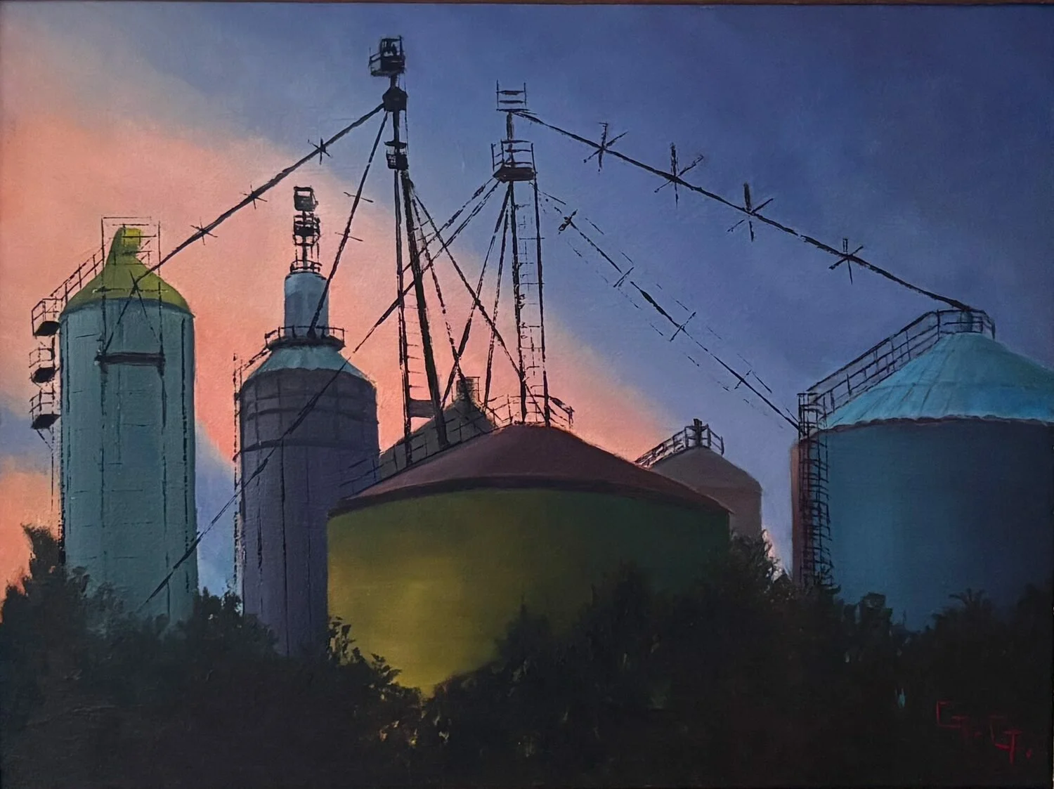   92. Gail G. Slockett    The Granary II   Oil, 12 x 16  $600 