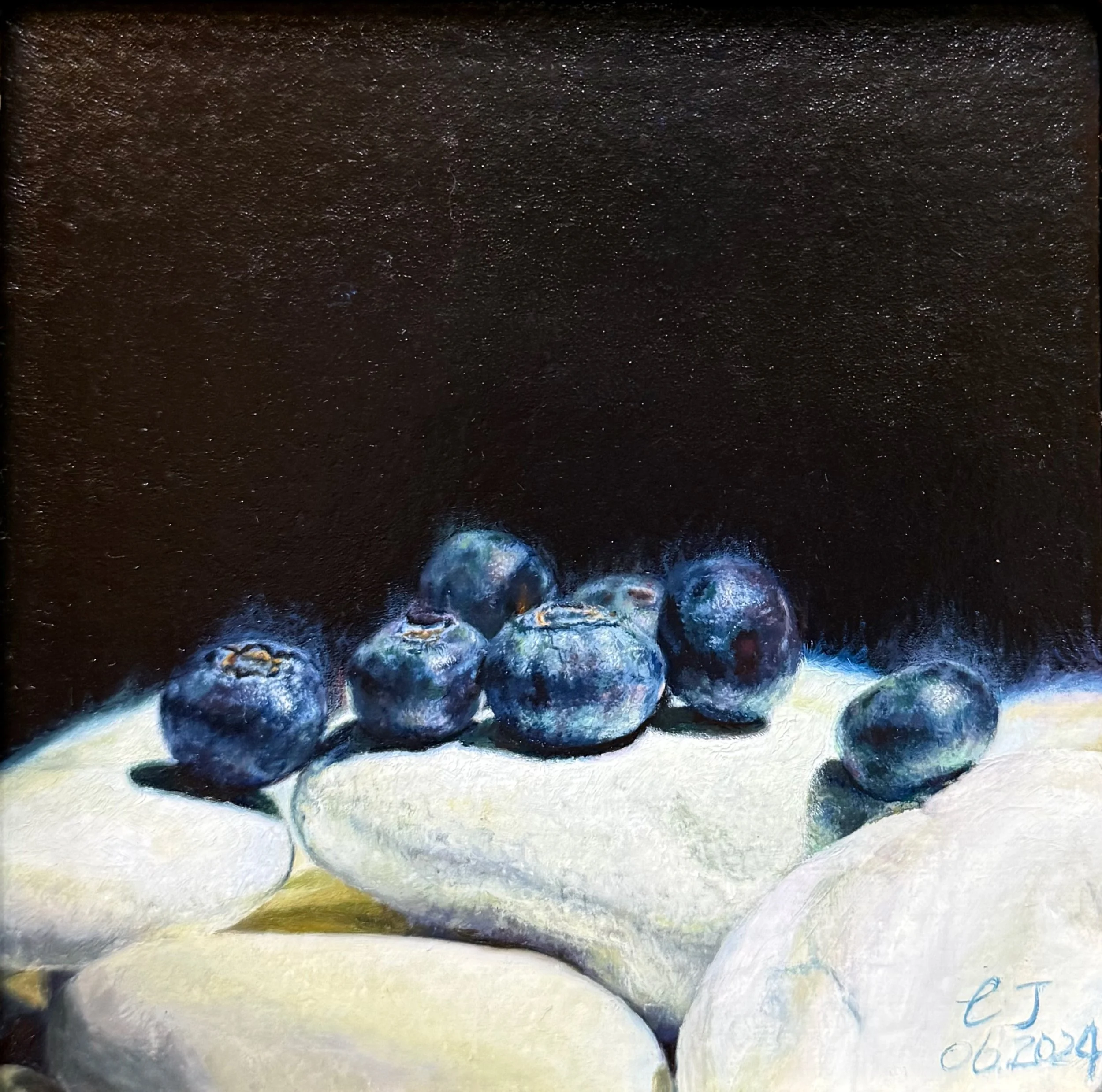   11. Jie Li    Where the Dark Rests   Oil, 5x5 