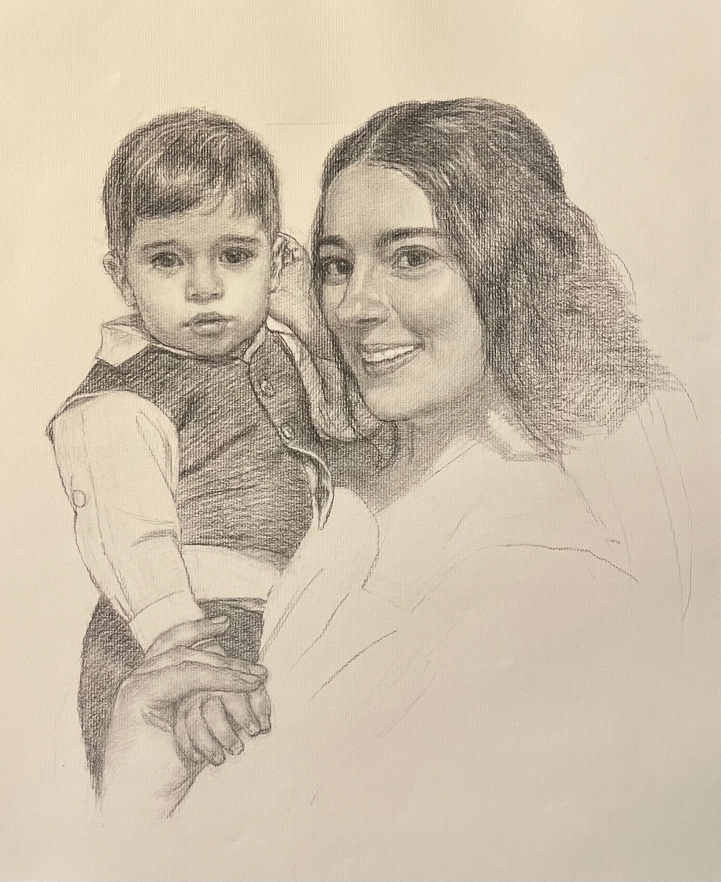  Rick Perez  “Mother And Son” 
