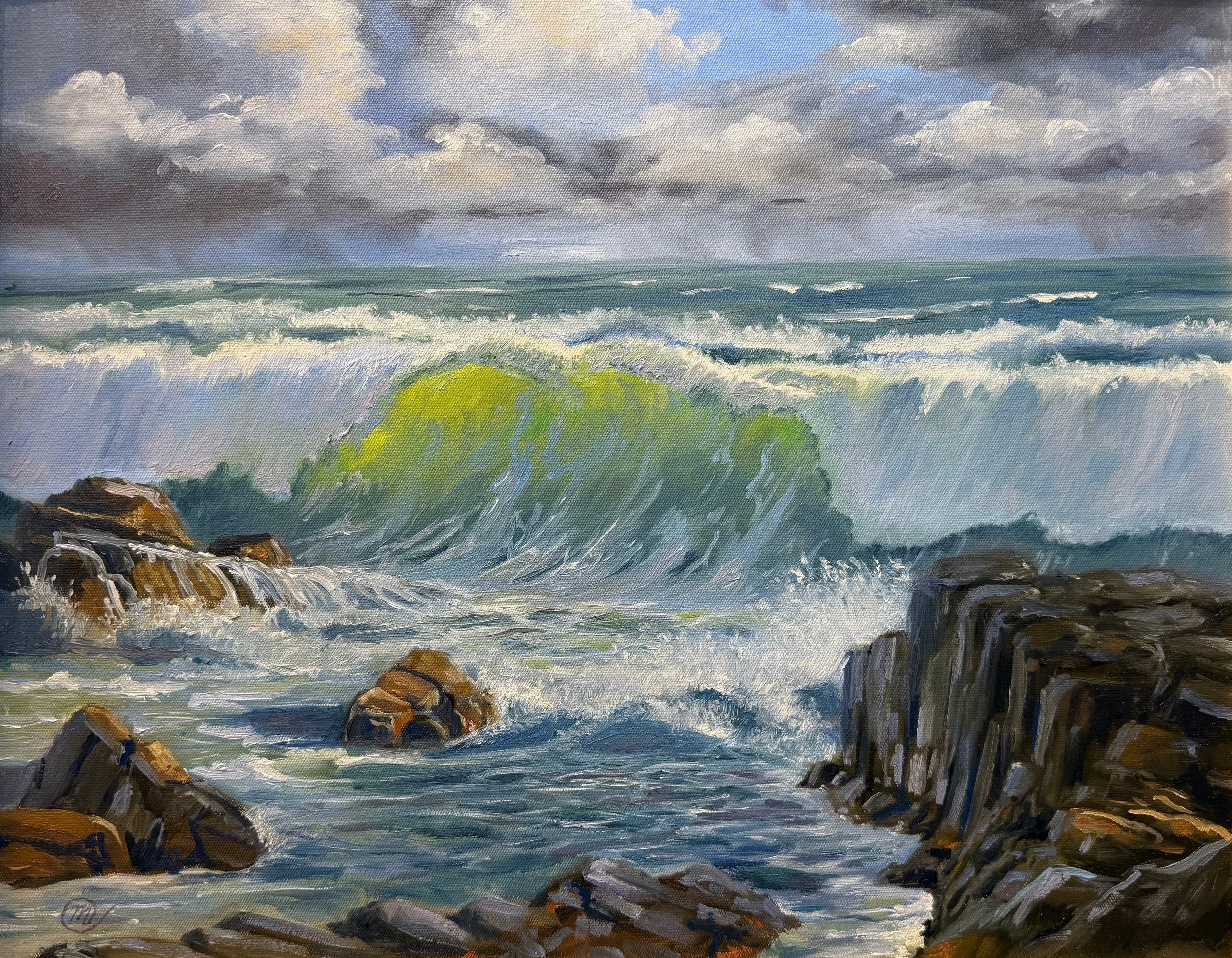   57. Mary Mancuso-Englander    Catching Some Light   Oil, 20x24 