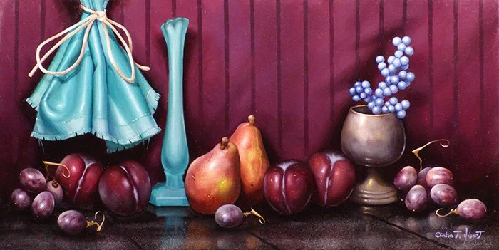  Clinton Hobart “Purple &amp; Turquoise” 