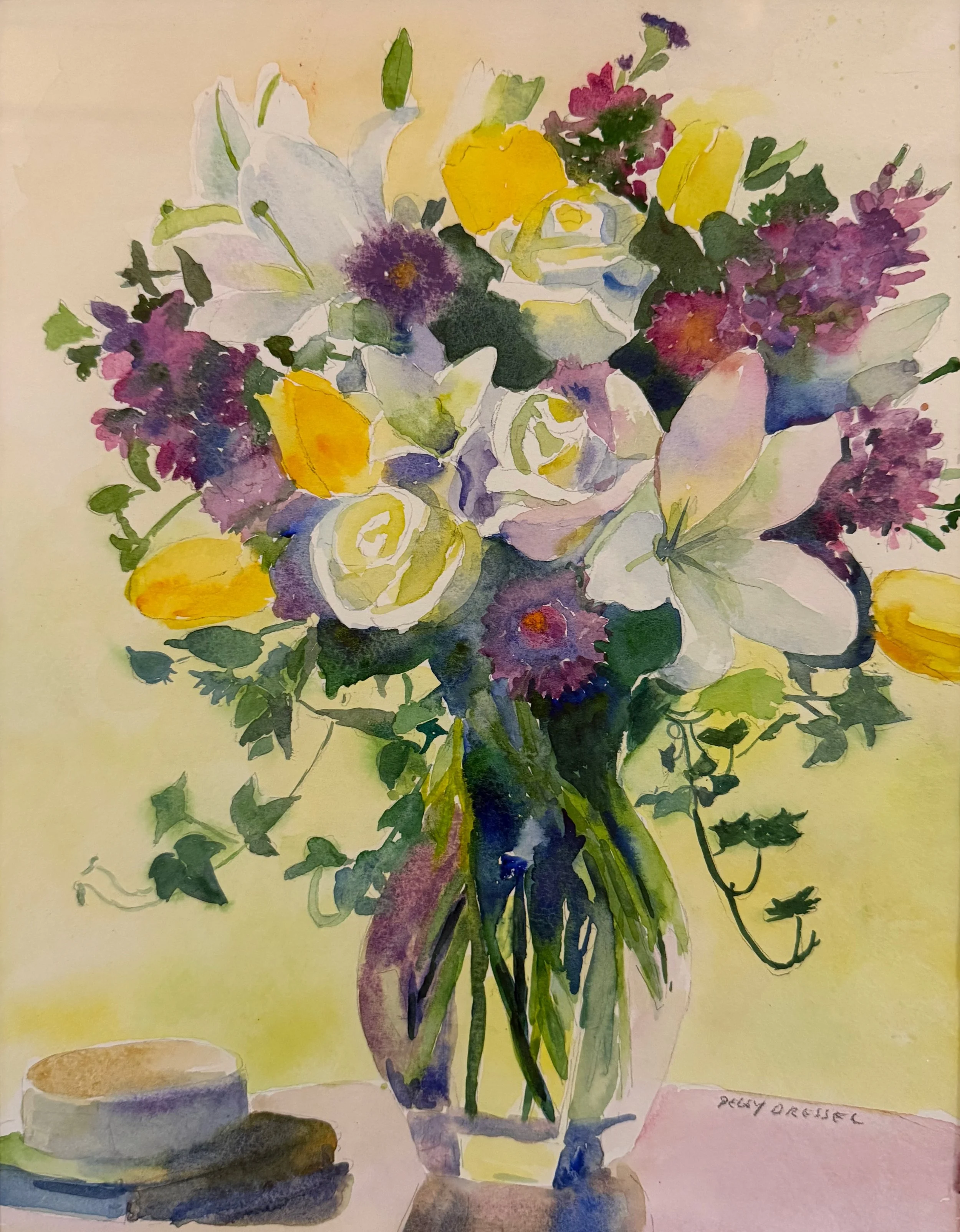   23. Peggy Dressel    Spring Bouquet   Watercolor, 11x14 