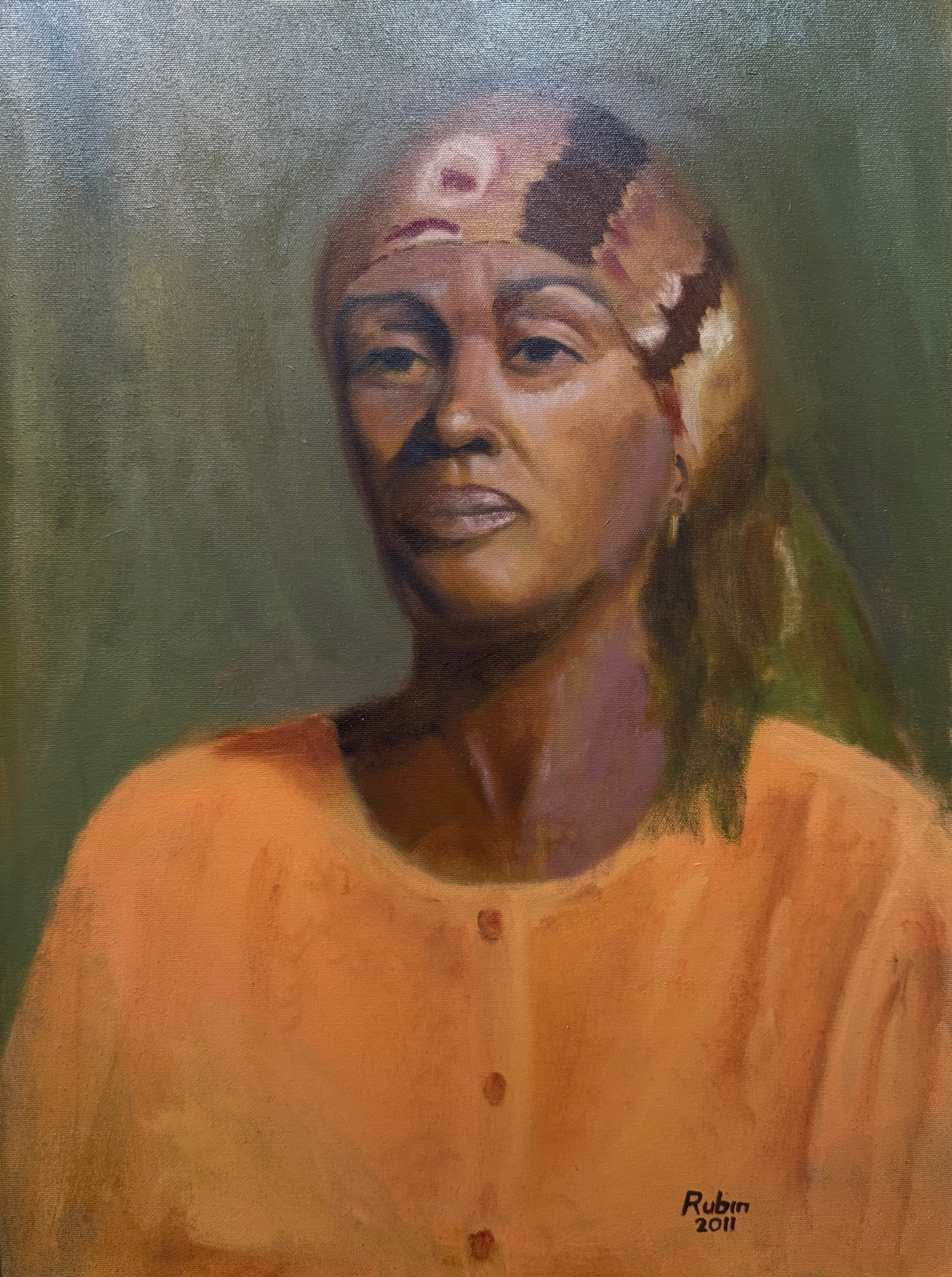   31. Donald Rubin    Yellow Blouse   Oil, 24x18 