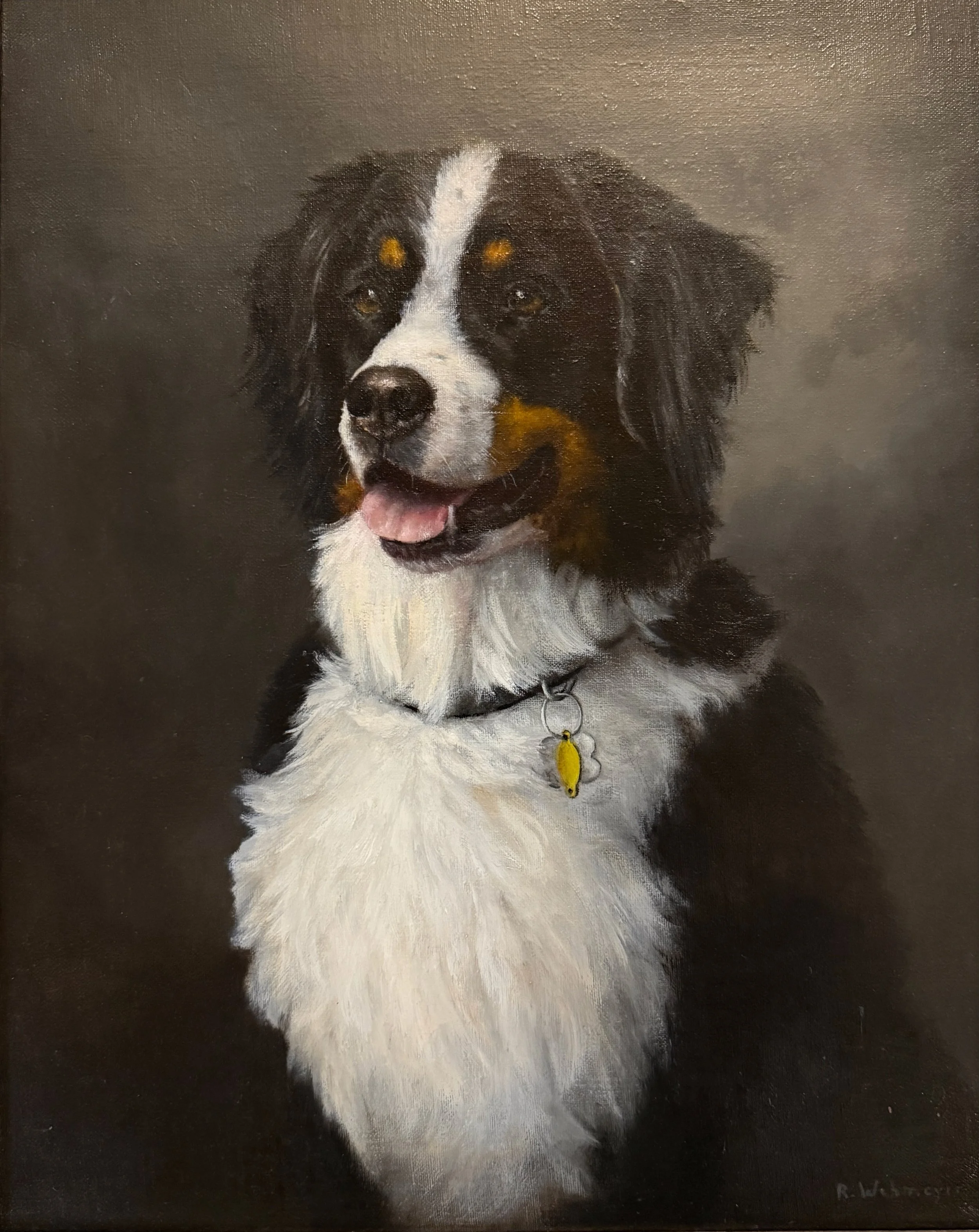   30. Renate Wehmeyer    Pet Portrait (Sample)   Oil, 16x20 