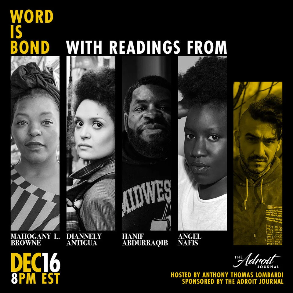 Word Is Bond Reading Series