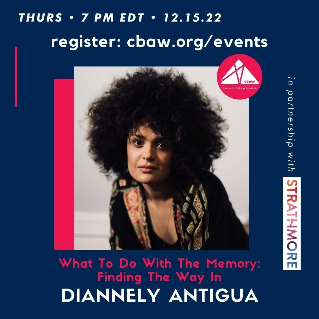 Virtual Writing Workshop @ Community Building Art Works