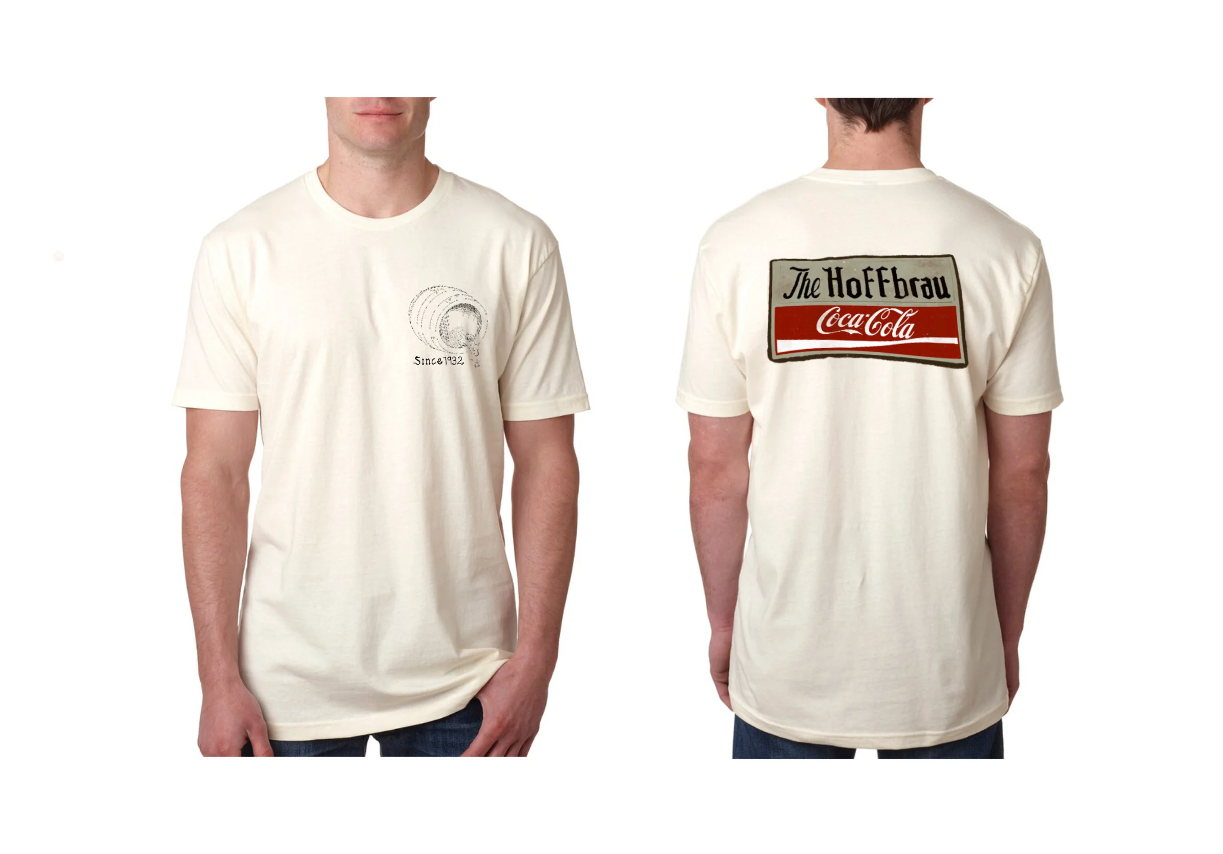 Keg logo and sign logo used to create a t-shirt.