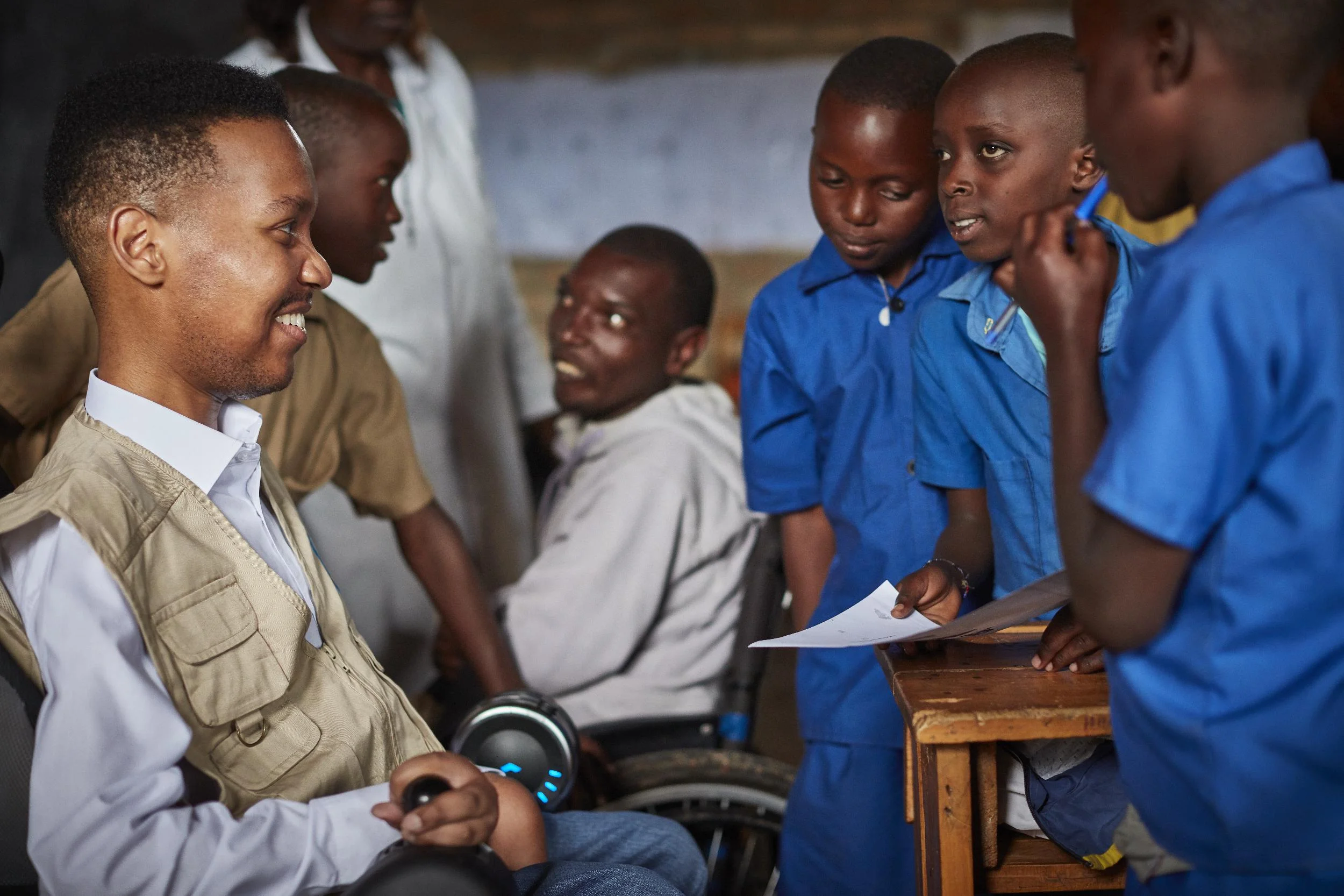 I was thoroughly impressed at how Oliver's teacher was able to include and attend to all his students, with disabilities ranging from intellectual to hearing impairments.