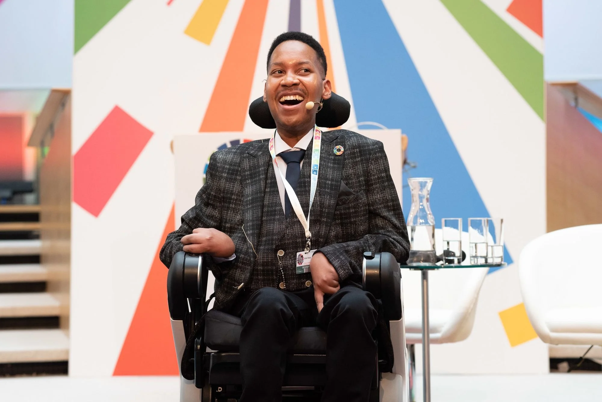 Eddie Npodu at the UN Charter Day Event