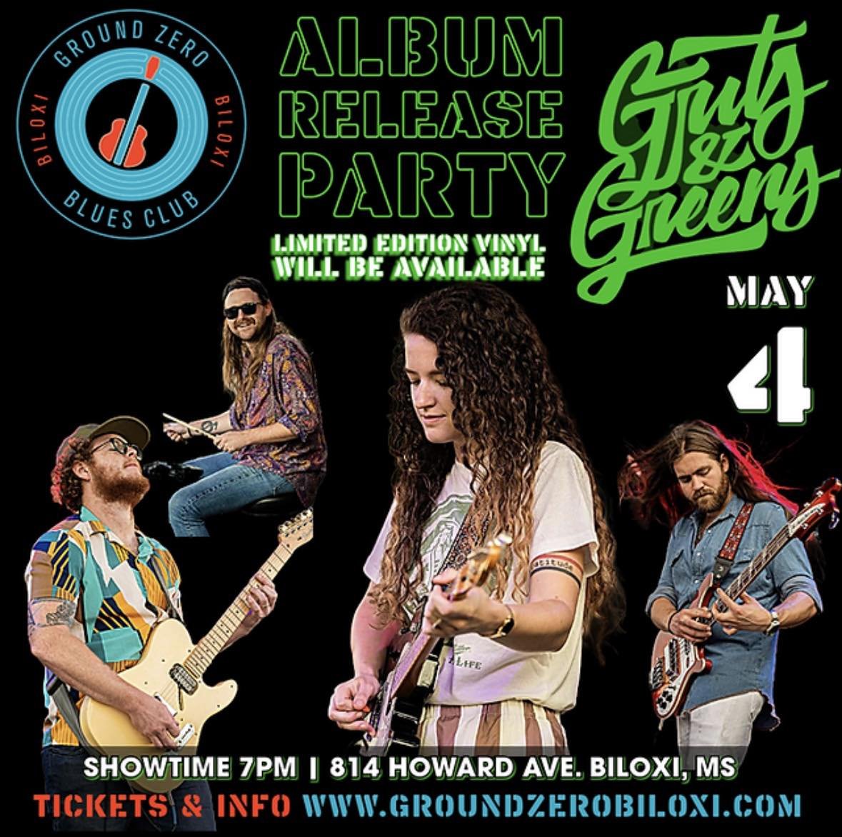 🚨🥬 BILOXI!! We&rsquo;re just one week away from night three of our album release celebration!! Make plans to join us at @groundzerobiloxi at 7PM on Saturday May 4th! This will be a huge night for us and we are hoping to set a new personal record fo