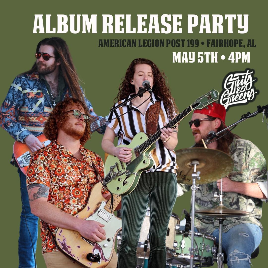 🚨🥬 FAIRHOPE!! We are 7 days away from the final show of our album release weekend in your beautiful city! Make plans to join us at American Legion Post 199, Fairhope AL Sunday May 5th at 4PM! We will have limited edition vinyls with us and can&rsqu