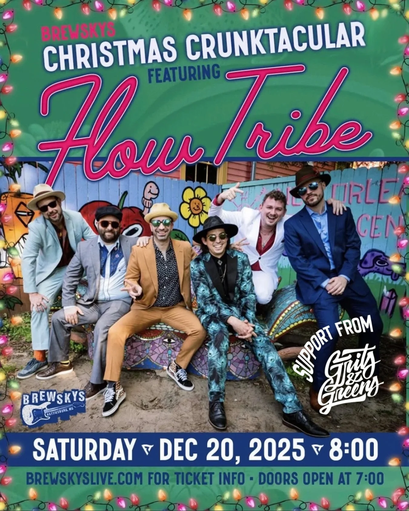 Excited to announce that we were just added to this show with @flowtribe at @brewskyshatti this Saturday night!! The Flow Tribe boys are coming to funk us up and we&rsquo;re excited to get the stage hot for &lsquo;em. Snag your tix at the link in our