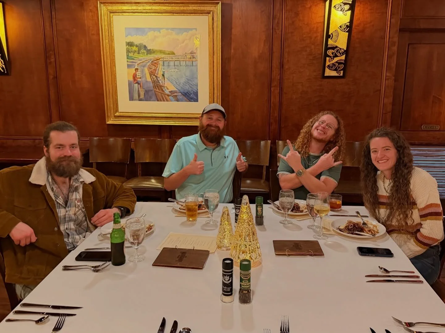 Thank you to @robert_st_john for an incredible meal the other night! We ate some incredible food and celebrated the year while looking ahead to next year. We&rsquo;re SUPER excited to share some new music and plans with y&rsquo;all and can&rsquo;t wa