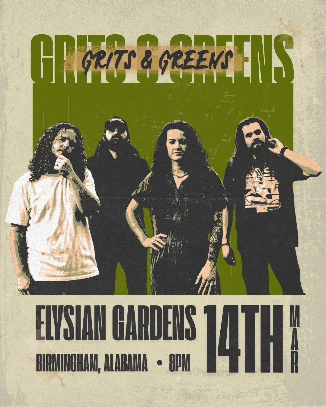 BIRMINGHAM, AL!!! We are super stoked to be back in your city at @elysiangardensbirmingham on March 14th!! The show kicks off at 8PM and if you comment &ldquo;bham&rdquo; below you will be entered into a drawing for a free merch bundle! Don&rsquo;t m