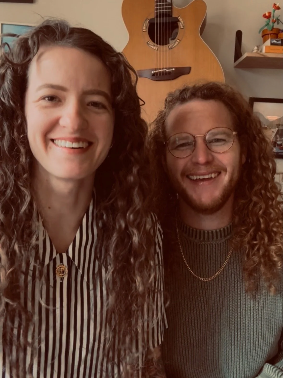 These two are playing a duo show at @kegandbarrel tomorrow (April 15th)! Come on down for some acoustic tunes and cold drinks 🍻